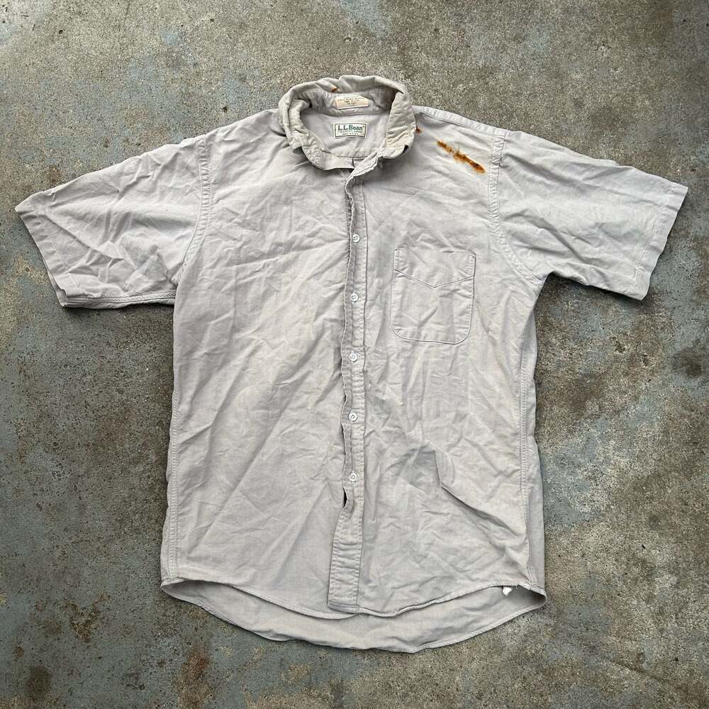 Vintage L.L. Bean Button Up Faded 80s